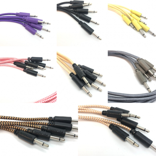 Braided Eurorack Patch Cables 3.5mm Audio